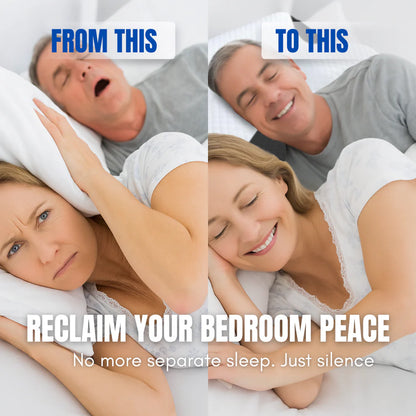 The Pillow That Silences Snoring - By Fixing Your Sleep Posture | Father's Day 60% OFF